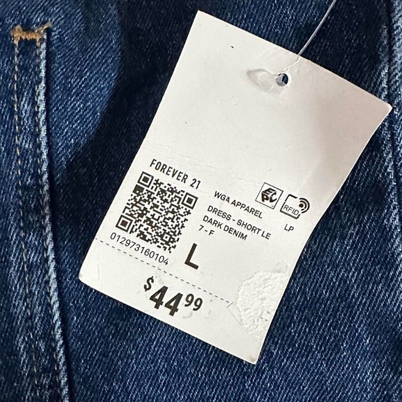 Forever21 x Lee Mini Denim Strapless Dress - Picture 7 of 7